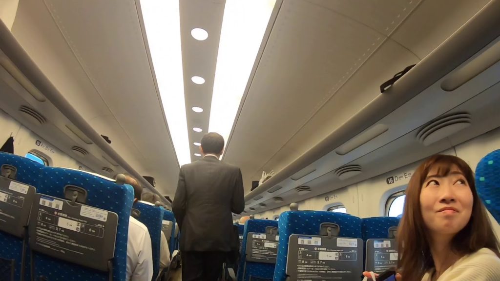 Japanese Bullet Train From Tokyo To Kyoto