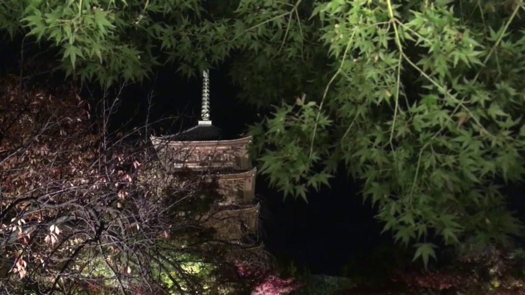 Flashlight in Toji temple at Japan (Kyoto) Flashlight in Toji temple at Japan (Kyoto)