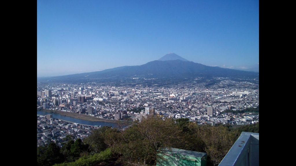 香貫山展望台の風景（2007年10月20日撮影）静岡県沼津市