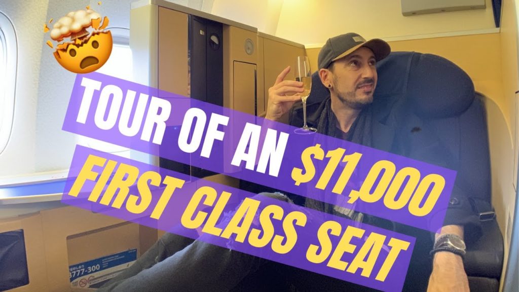 HOLY SH*T | First Class Airline Seat Tour — ANA 777 to Tokyo