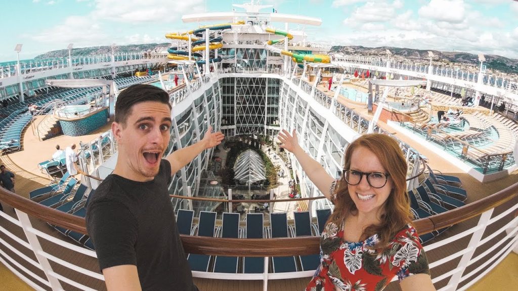 Boarding The LARGEST CRUISE SHIP IN THE WORLD! - Symphony of the Seas Inaugural Cruise