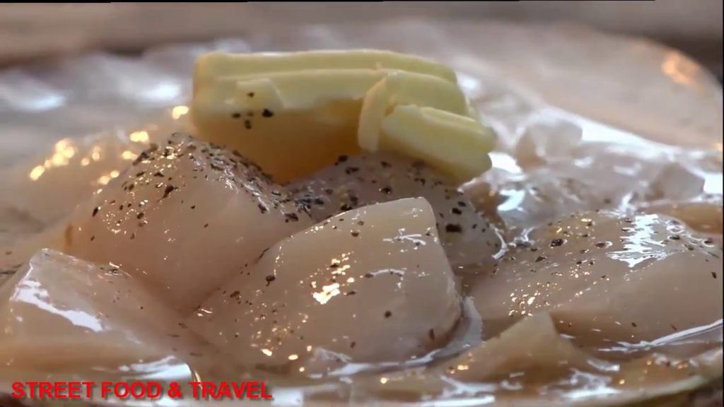 Japanese Street Food Giant Scallops