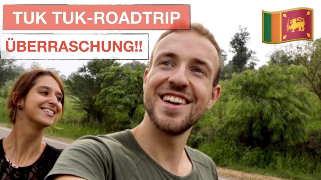 Sri Lanka Roadtrip (Tuk Tuk): Polizeikontrolle, wilder Elefant & Bananen-Mission | WELTREISE VLOG#61