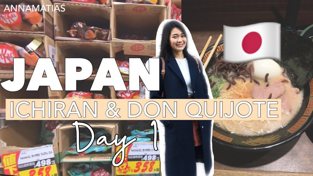 TOKYO JAPAN DAY 1 HD | ICHIRAN and DON QUIJOTE | ANNA MATIAS