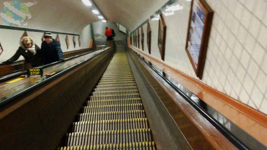 A Walk through St. Anna's Pedestrian Tunnel, Antwerp, Belgium A Walk through St. Anna's Pedestrian Tunnel, Antwerp, Belgium