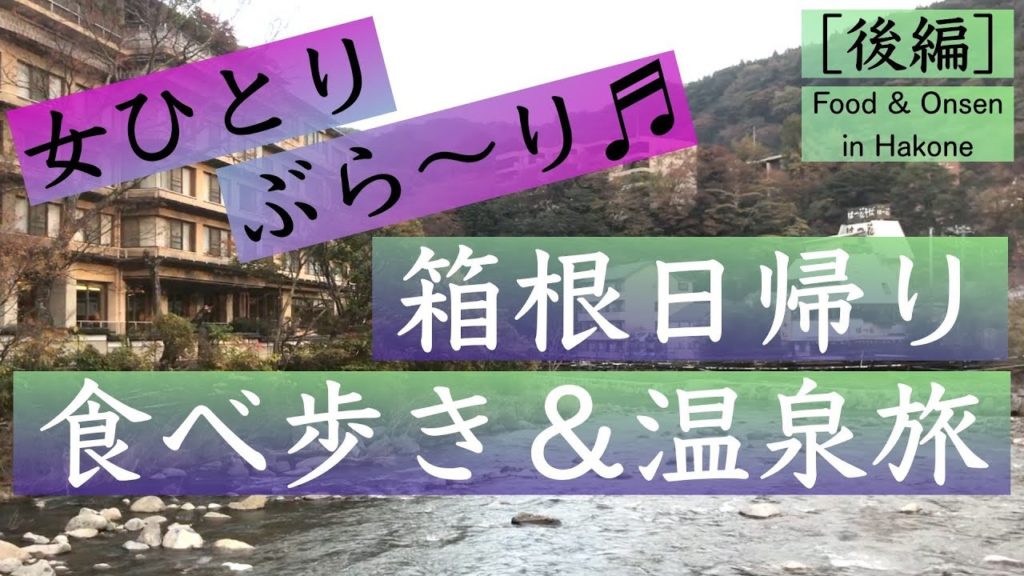 【箱根日帰り温泉&食べ歩き】新宿からわずか90分🚞 充分遊べる癒しの旅《後編(2/2)》Onsen & Food in Hakone, Japan 【箱根日帰り温泉&食べ歩き】新宿からわずか90分🚞 充分遊べる癒しの旅《後編(2/2)》Onsen & Food in Hakone, Japan
