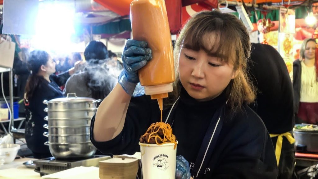 The Asian "Pop Corn" Fried Chicken. London Street Food