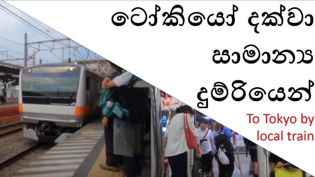 To Tokyo by local train -Vlog 2 ටෝකියෝ දක්වා සාමාන්‍ය දුම්රියෙන්-