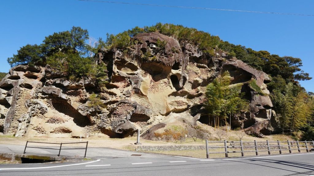 JG☆☆☆ 4K HDR 和歌山 古座川ジオサイト 虫喰岩(天然記念物) Wakayama,Mushikuiiwa(Natural Monument)