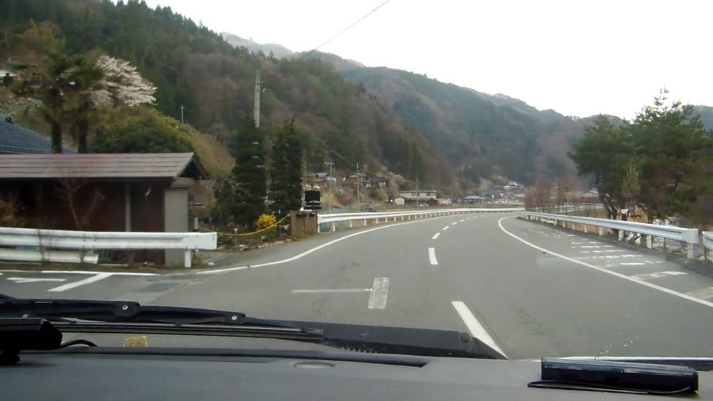 アキーラさん利用⑥国道１５２号線・長野県大鹿村付近,Route152,Nagano,Japan