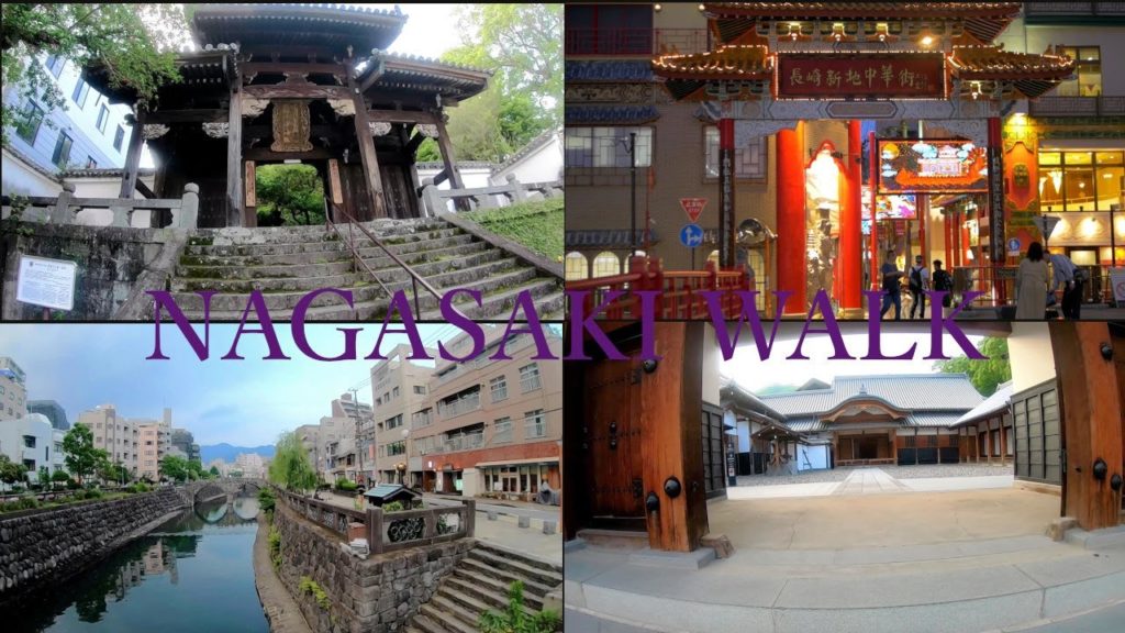 長崎のお寺から眼鏡橋→中華街まで散歩 NAGASAKI JAPAN Walk