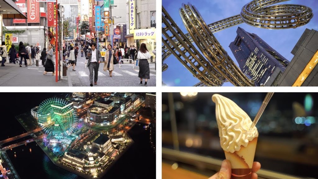 Japan, Day 8.2, Yokohama - Landmark Tower Sky Garden, Minato Mirai, クレミア Cremia Ice-Cream! [4K ASMR]