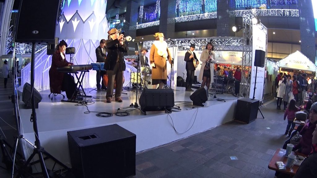 FUKUOKA Christmas Market in Hikari no Machi HAKATA 2017 パン-Q LIVE　クリスマスマーケット