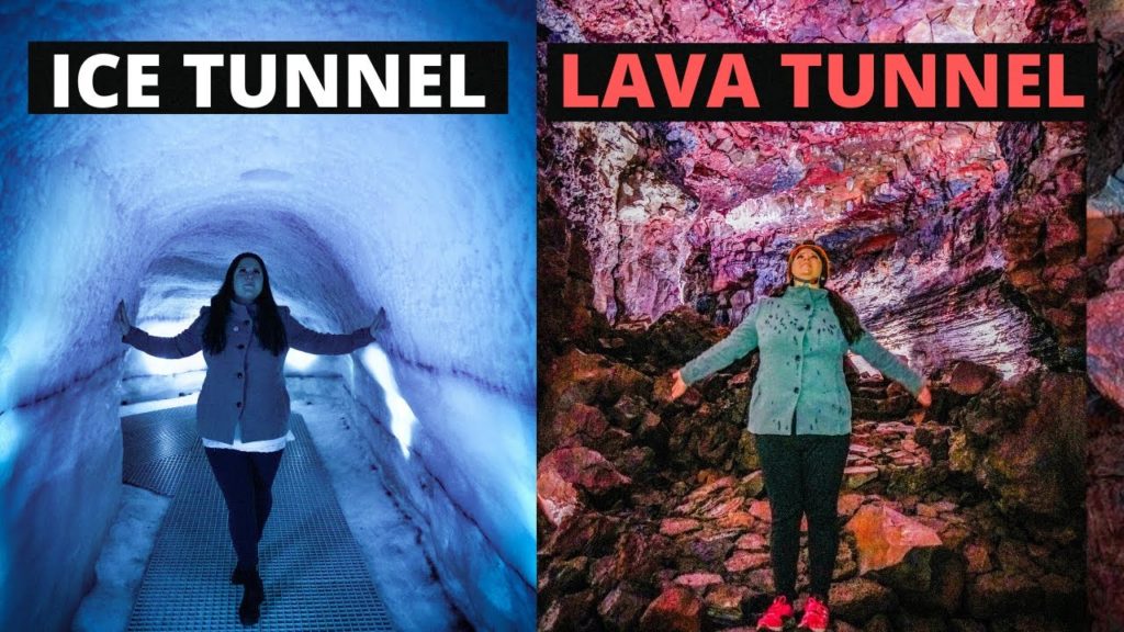 The Best Caves in Iceland! LAVA TUNNEL and ICE TUNNEL