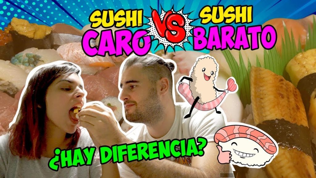 🍣Probando SUSHI BARATO vs MUY CARO ＄ ¿Merece LA PENA?