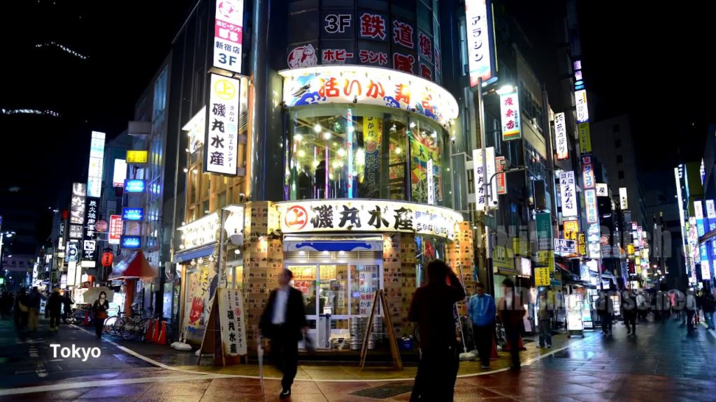 Busiest Cities in the World by Night 3 Travel and Shopping Time Lapse Stock Footage UHD 8K Video