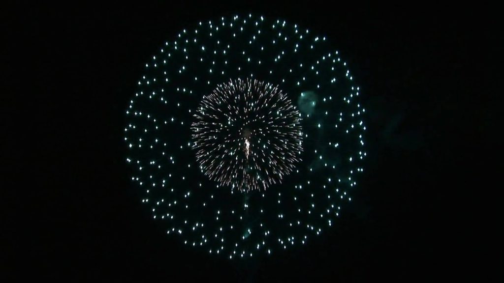 ** HD ** Japanese Fireworks : Fireworks Festival of New Year @ Twin Ring Motegi ( 3rd part )