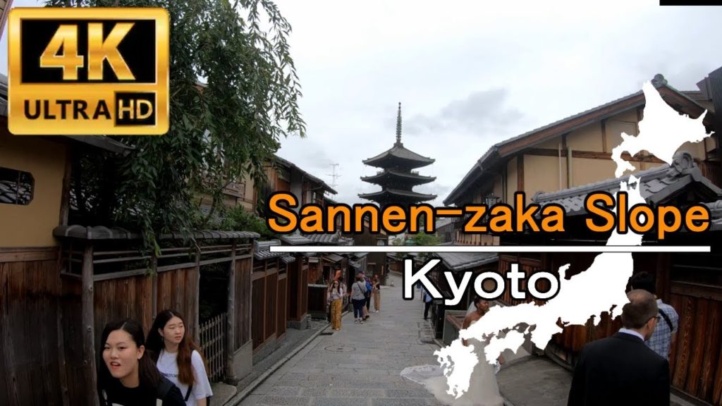 JAPAN Walking Tour in 4K | Kiyomizu gojo , Sannen-zaka Slope - Kyoto | 三寧坂(三年坂)