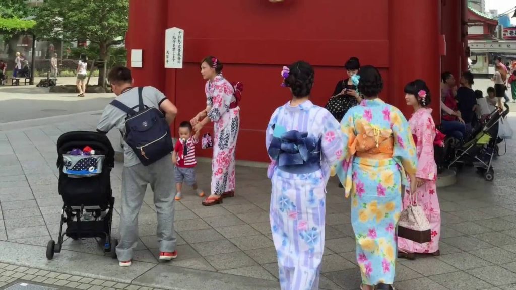 Asakusa and Sensoji Temple in Tokyo, Japan