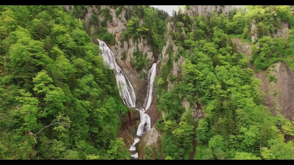 JG HDR 北海道 天人峡と羽衣の滝(滝百選) Hokkaido,Tenninkyo and Hagoromo Fall(Waterfall100)