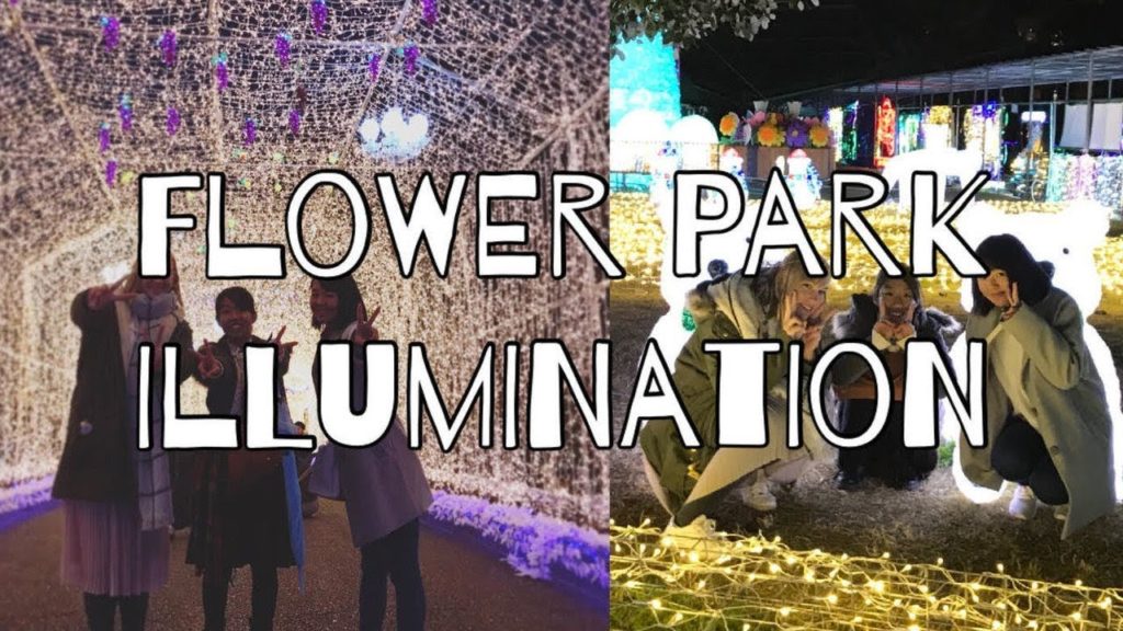 JAPAN EXCHANGE | fruits park illumination with friends