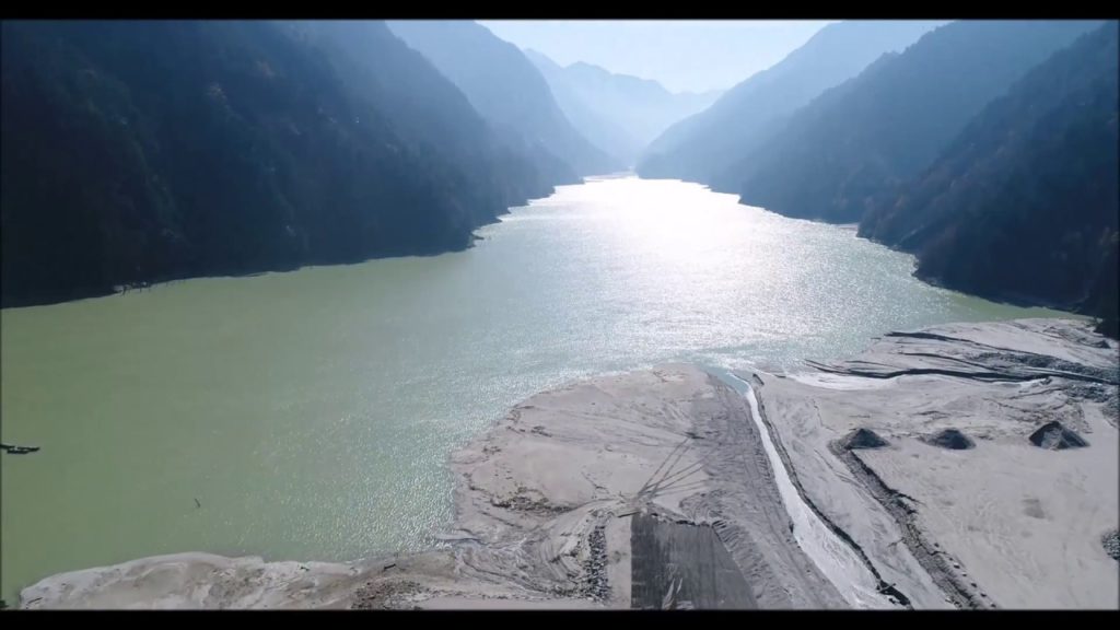 長野県　大町市　高瀬ダム　Takase Dam　omachi　nagano　Japan　DJI Phantom 4 Pro　ドローン空撮