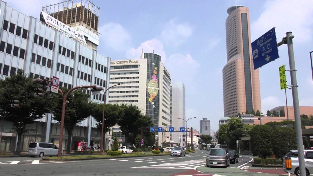 【４K】アキーラさん散策⑪静岡県・浜松市・市街地（アクトタワー）Hamamatsu-city in Japan