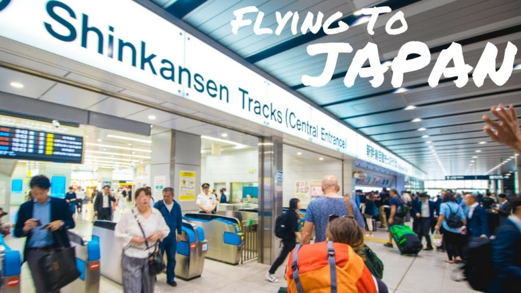 Flying into Narita Tokyo - First Impressions of Japan