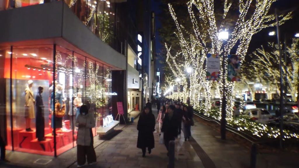 4K Walk - Omotesando, Tokyo "Google Pixel presents Magic Illumination"