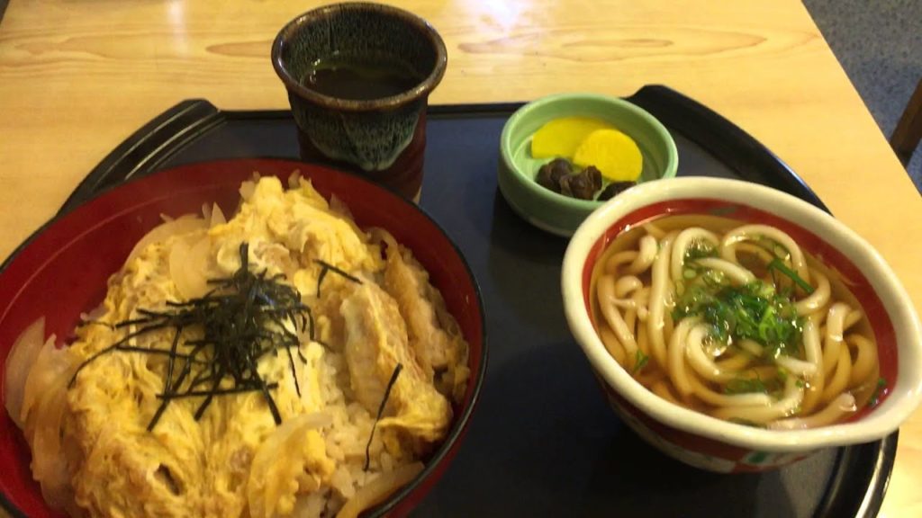 アキーラさんお薦め②静岡県浜松市・三州庵支店・かつ丼セット(うどん）,Sanshuan-restaurant in Hamamatsu city in Japan