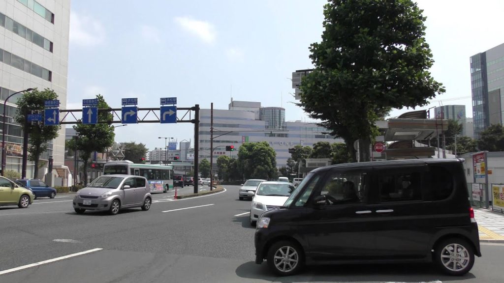 【４K】アキーラさん散策⑨静岡県・浜松市・市街地（ホテルクラウンパレス近く）Hamamatsu-city in Japan
