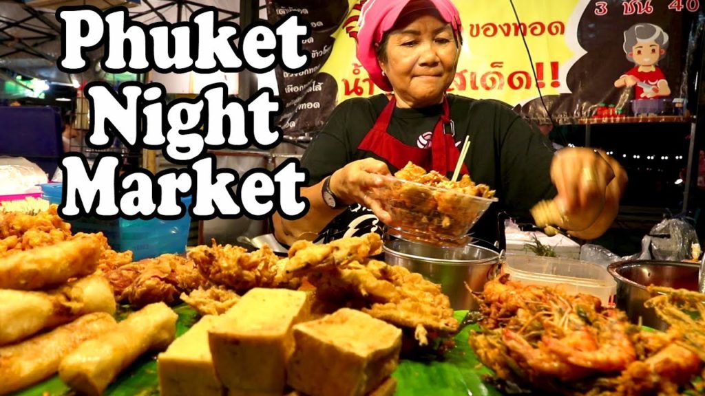 Phuket Night Market: Street Food & Shopping at Chillva Night Market in Phuket Town Thailand
