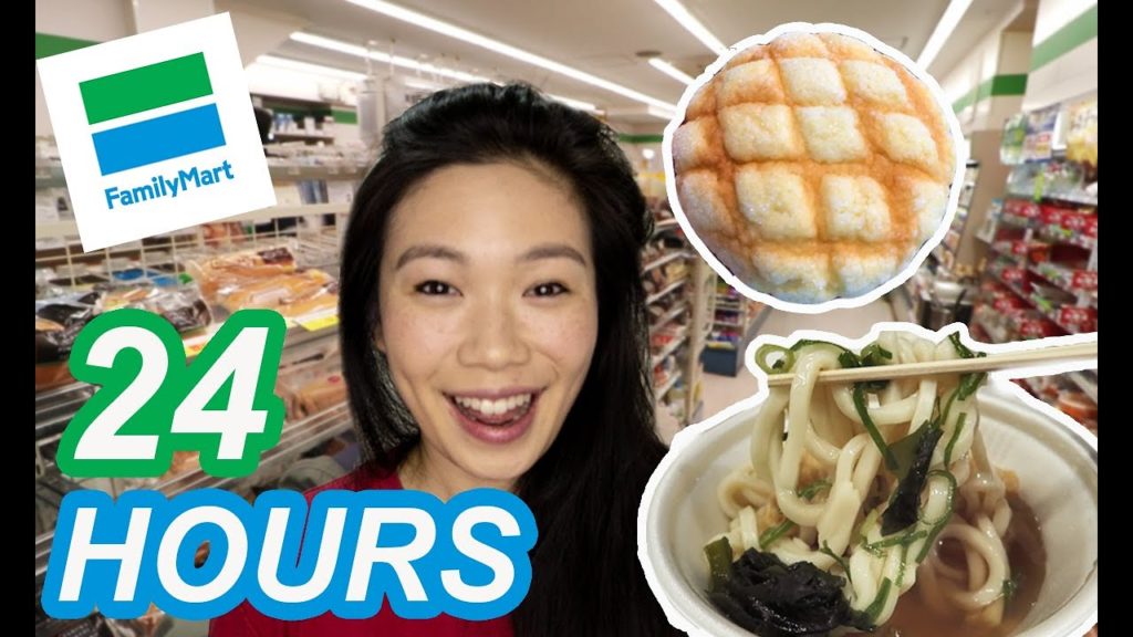 EATING at JAPANESE CONVENIENCE STORES  in OSAKA for 24 HOURS! (Breakfast, Lunch AND Dinner)
