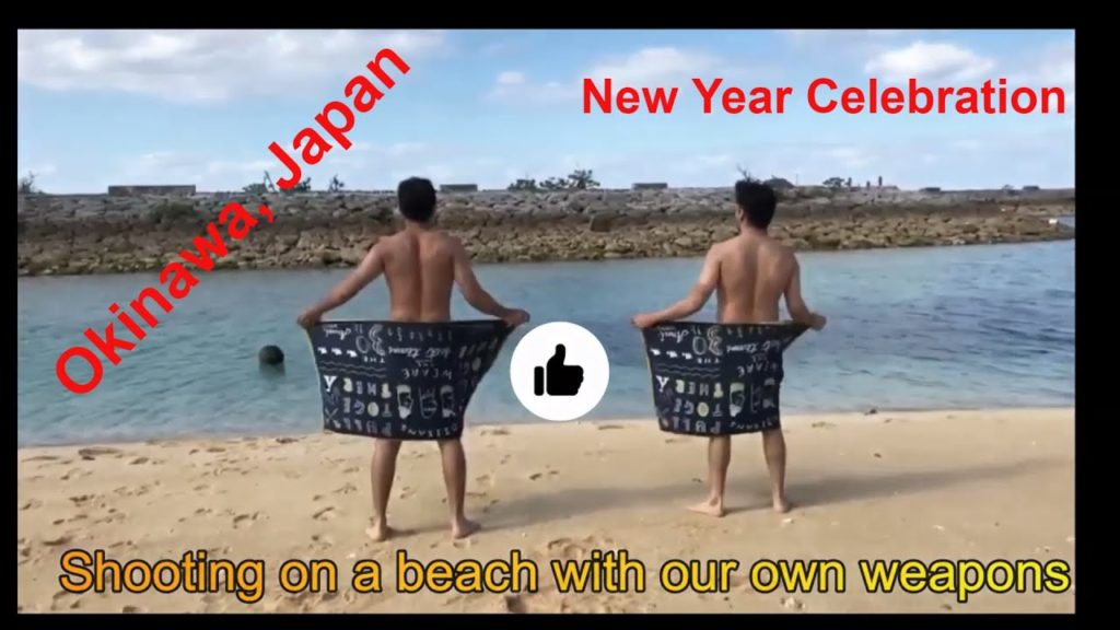New year celebration in Okinawa (biggest island), Japan