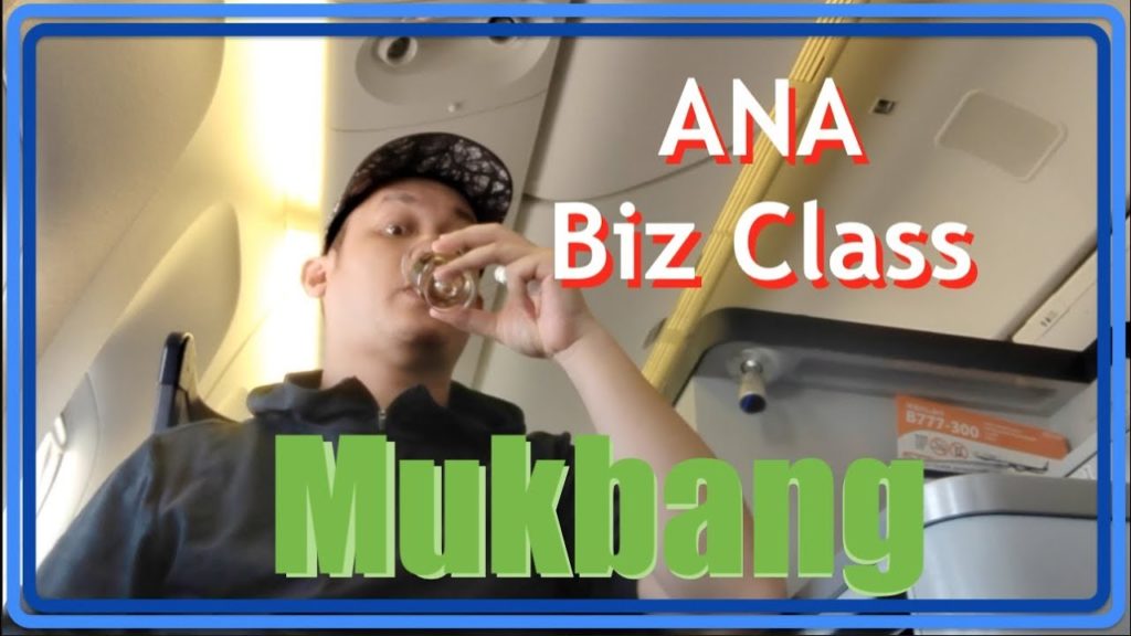 Japan Vlog Ep. 1  - ANA Business Class and Mukbang