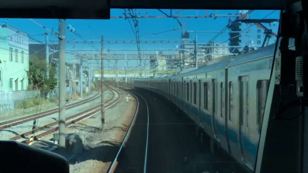Japan Rail Keihin–Tōhoku Line Driver View