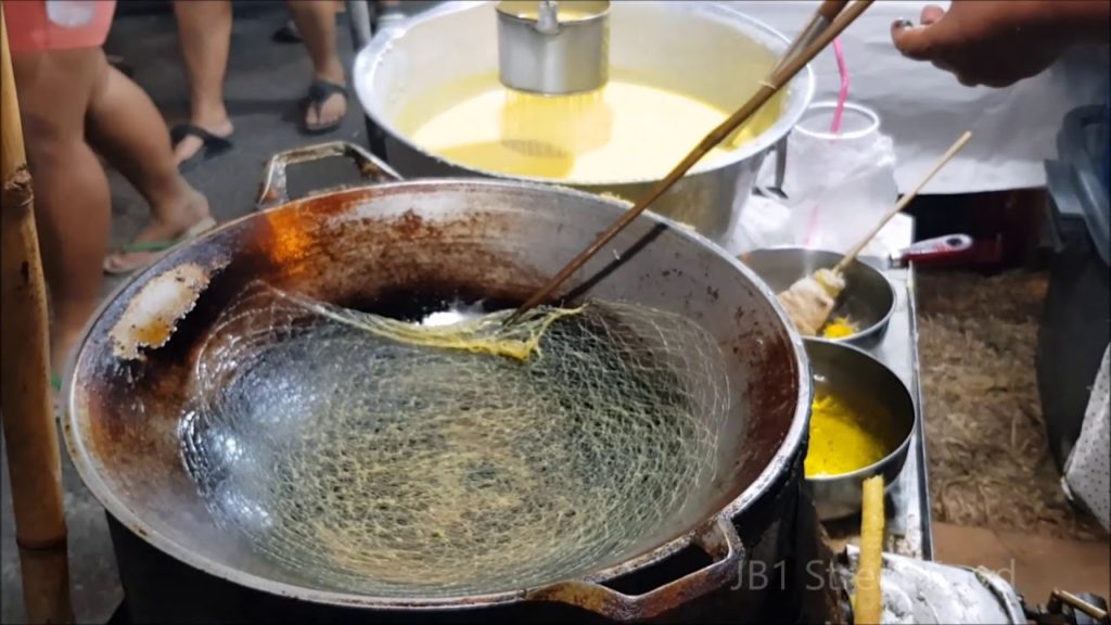 Street food Khanom La, Pad Thai (Thai dessert) @Phuket town // JB1 STREED FOOD 🥞