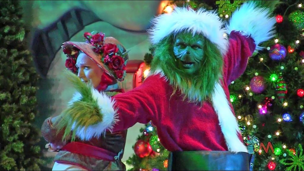 You're a Mean One Mr. Grinch song during the Grinchmas Musical 2013 at Universal Orlando