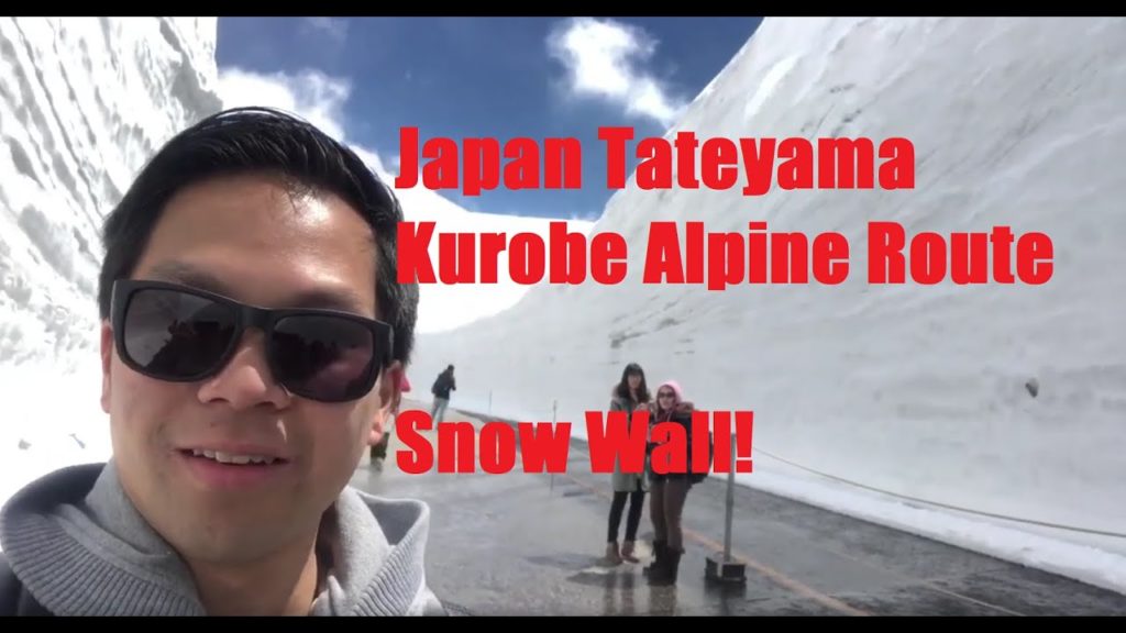 Japan Trip! Tateyama Kurobe Alpine Route! (Snow Wall, How To Go, etc!)