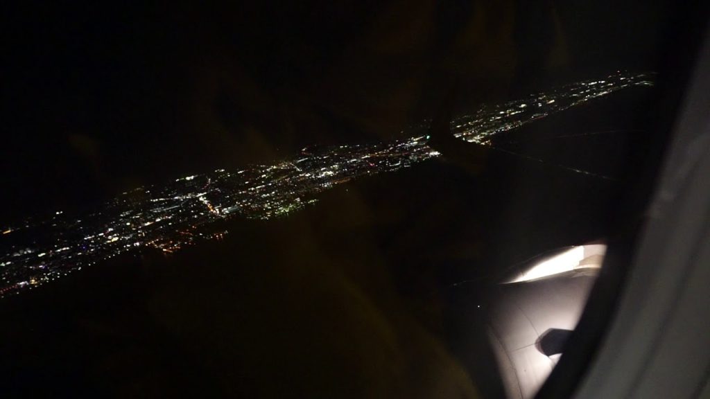 Night takeoff from Osaka KIX Airport - JetStar Airways A320