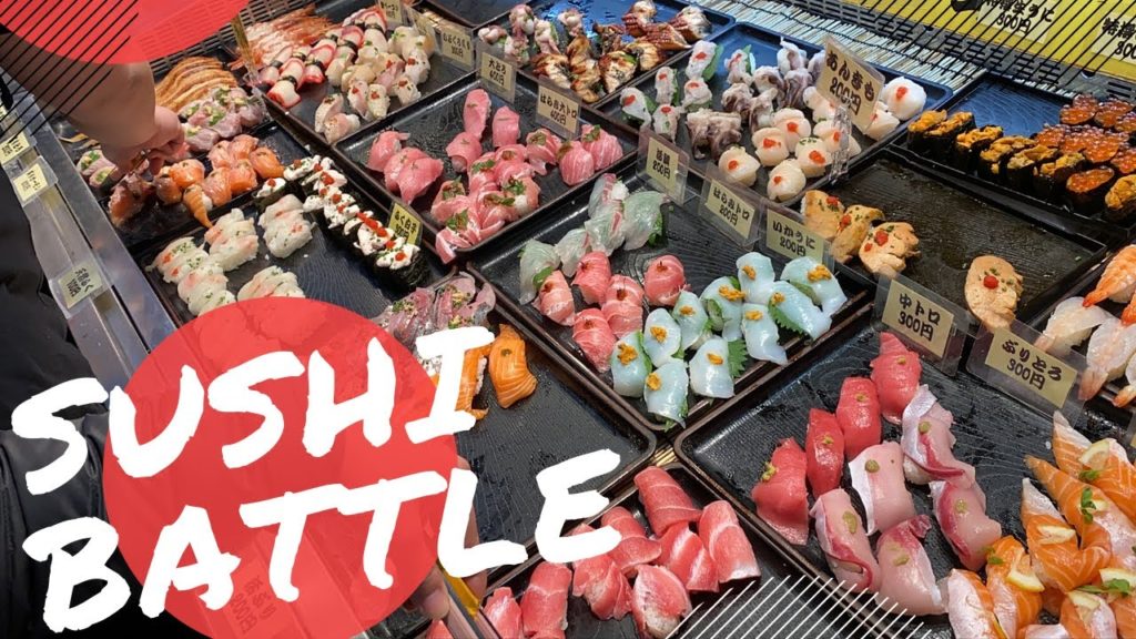 SUSHI BATTLE in JAPAN (Highlight of my day!) SUSHI BATTLE in JAPAN (Highlight of my day!)