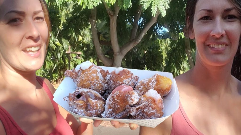 Twin Telepathy Challenge | Hawaiian Street Food | Malasadas