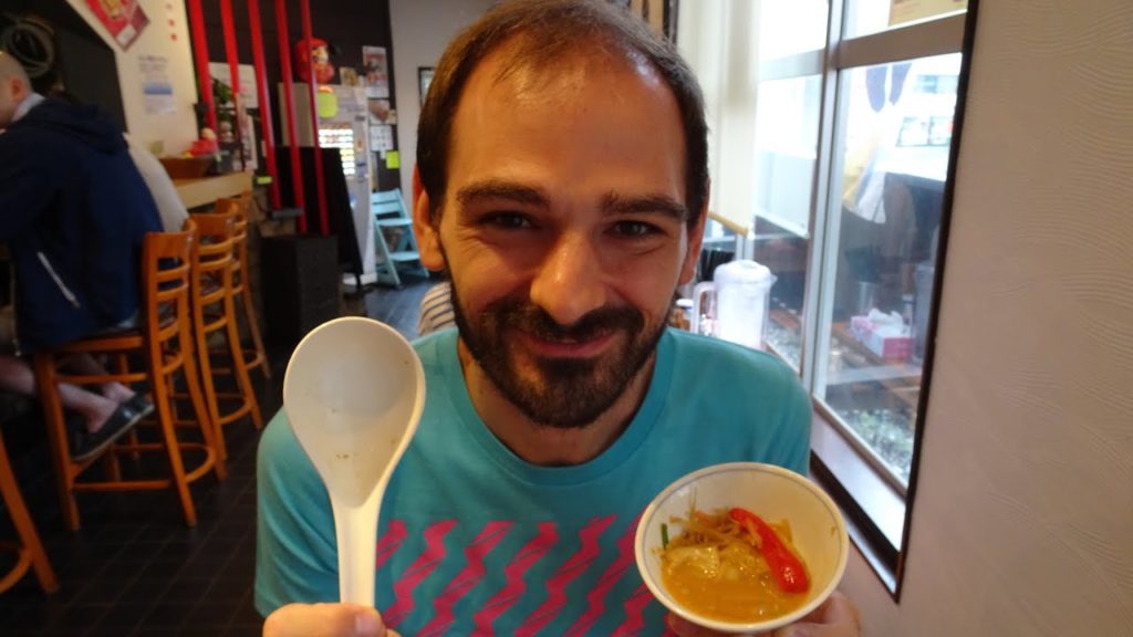 Tsukemen for Lunch! Mochimochi Cheeseballs for Dessert! | September 6, 2015