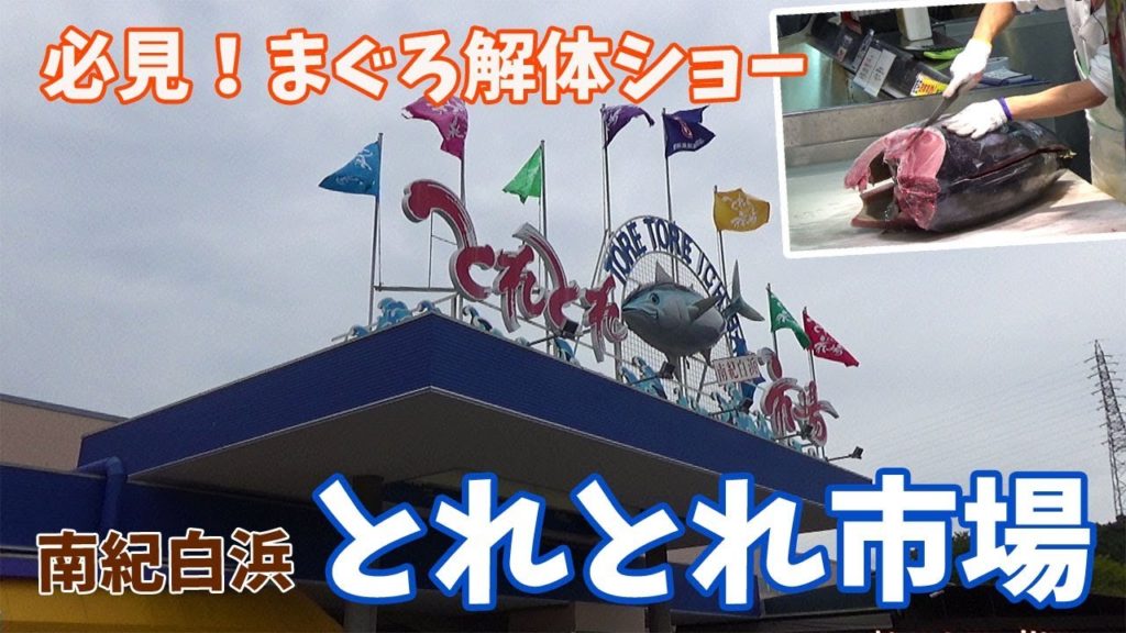 [ 和歌山 南紀白浜 1泊2日の車旅 ]　#3　南紀白浜『とれとれ市場』に寄り道しました♪