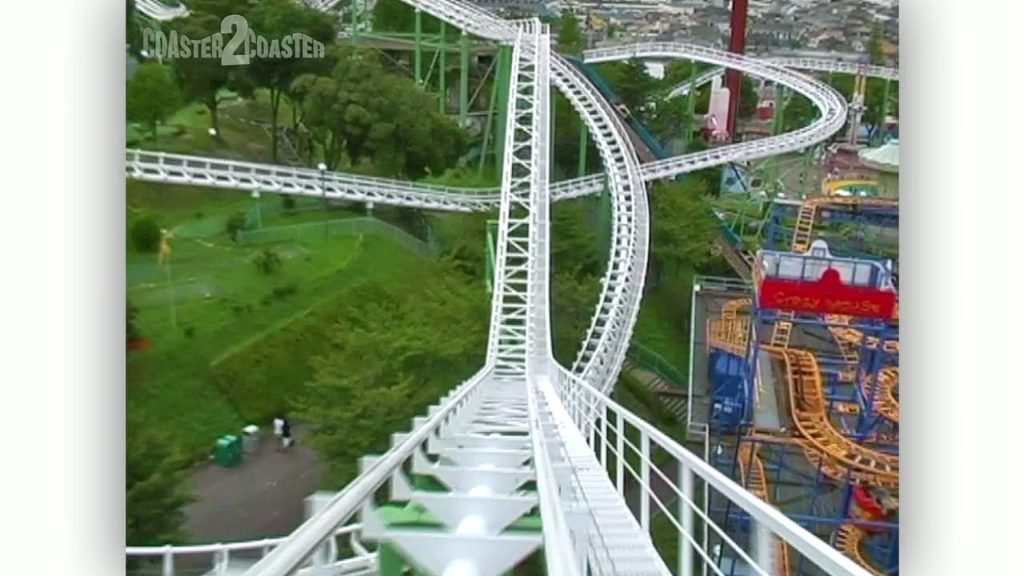 Red Falcon Coaster POV - Hirakata Park - Hirakata, Osaka, Japan