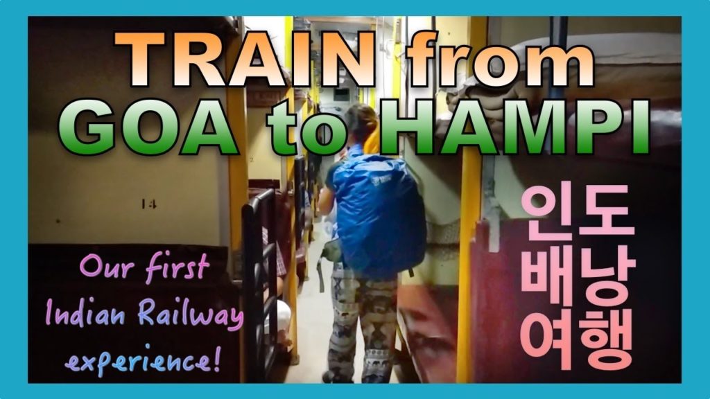 FIRST #INDIAN #RAILWAY EXPERIENCE 3AC Train from Goa to #Hampi (Hospet)