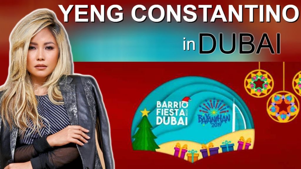 Yeng Constantino at Barrio Fiesta Dubai 2019