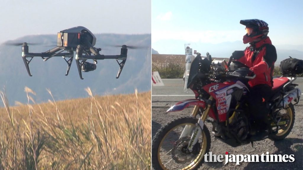 Honda BIRDrone Touring: A drone’s eye view of bikers