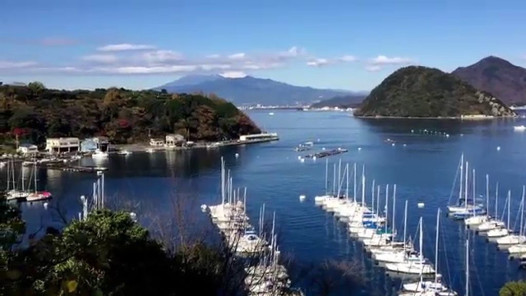長浜城～北条水軍・伊豆の拠点の本丸の様子と富士山