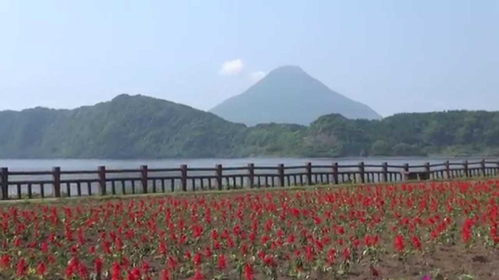 鹿児島－池田湖　　Lake　Ikeda　in    Kagoshima   Japan.